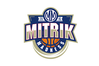 design attractive basketball tournament club logo