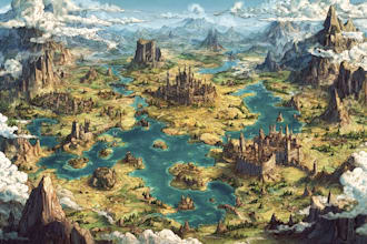 draw your fantasy novel or dnd map