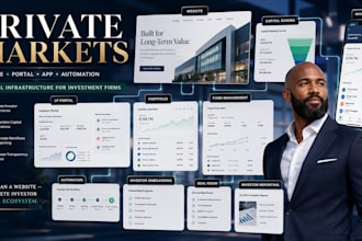 build private equity, hedge fund, private credit and lp investor portal website