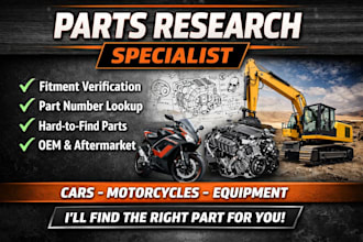 find the exact part for your vehicle, equipment, or appliance