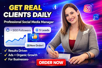social media manager, instagram, facebook, tiktok, and social media promotion