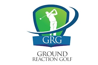 design best quality approach logo for ground reaction golf