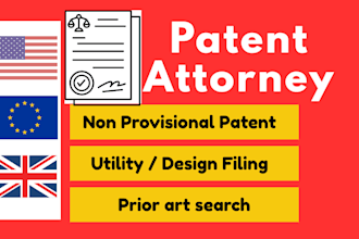 draft and file provisional patent, patent drawing, application as your attorney