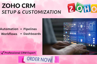 set up zoho CRM automation workflows and integrations