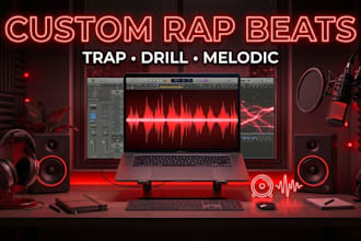 produce trap or melodic rap beats in your style