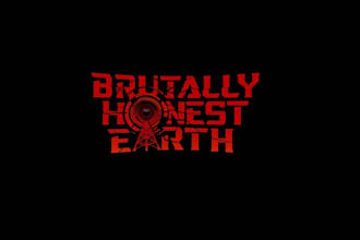 design official brutally honest earth rebellious comic logo