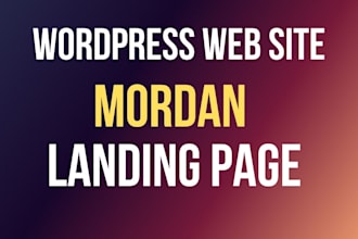 design a professional wordpress website with SEO optimiz