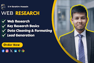 do web research and lead generation