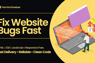 fix frontend issues, layout bugs, javascript errors