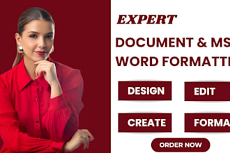 format, design or edit your microsoft word documents