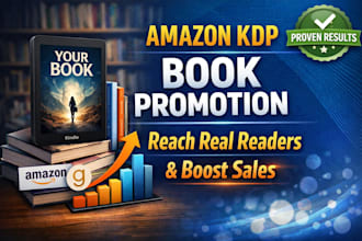 promote your amazon KDP book to real readers and boost sales
