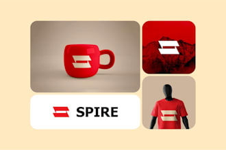 design logo and brand identity with a complete branding kit and brand guidelines