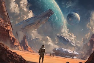 sci fi illustration and sci fi art