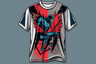 design a streetwear clothing graphic tshirt design