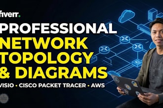 create professional network topology diagrams