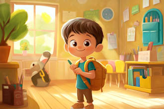professional children book illustration