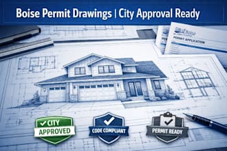 create building permit drawings for boise idaho