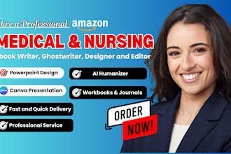 write medical ebook, nursing playbook, pharmacy, mental health, ebook writer