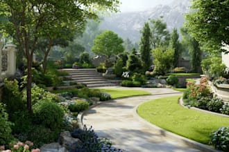 design and render your landscape design