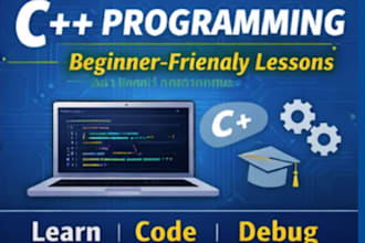 create beginner friendly c plus plus programs and debug code