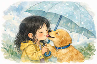 illustrate children story book illustration, story book, book illustration