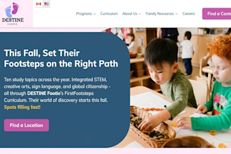 do kid learning website daycare website educational website kindergarten website