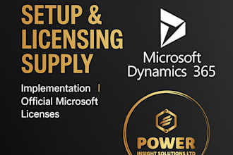 implement microsoft dynamics 365 and provide licensing