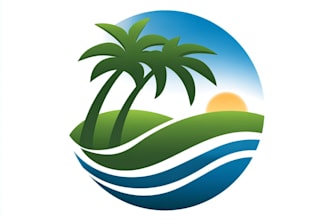 design unique agriculture landscape and lawn care logo