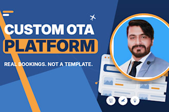 build a complete online travel booking website