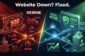 provide 24 7 emergency hosting dns SSL email server fixes