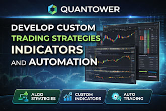 develop custom quantower trading strategies, indicators, and automation