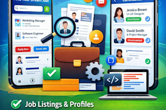 build job portal app, recruitment portal app, job seeker app, job listing app