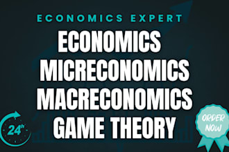 do economics, microeconomics, macroeconomics, game theory and research analysis