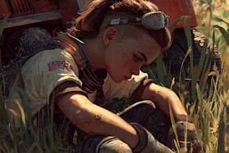 draw awesome illustration with realistic style