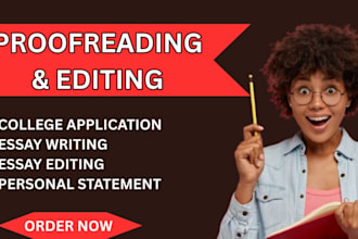 proofread your college or university admissions essay