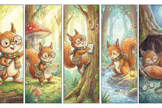 design your children book illustrations images with advanced ai tools
