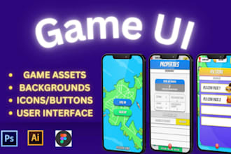 design game art game icon game ui design  game asset 2d game icon  game design