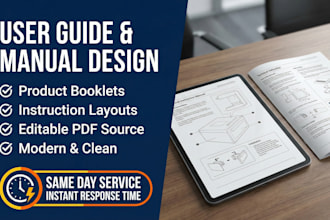 customize or design your booklet, product user guide,