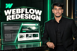 redesign and improve your existing webflow website