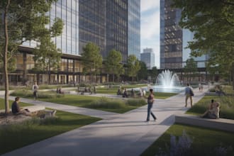 fl, nj, tx, landscape architect plaza, park and corporate campus design