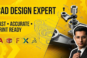 create stl file, 3mf, step from 2d drawing for 3d printing