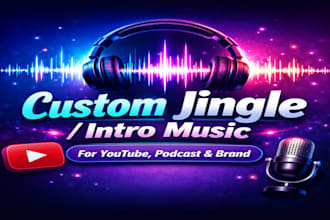 create a custom youtube, podcast, or brand jingle