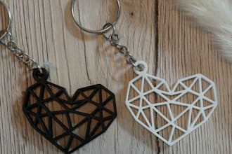design a custom 3d keychain for 3d printing or printing service