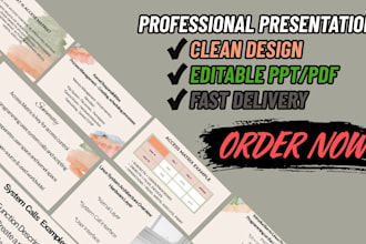 create professional powerpoint presentations or pdfs
