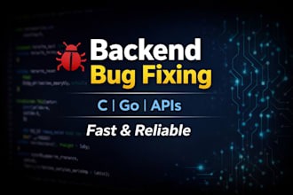 fix backend bugs, crashes, and performance issues