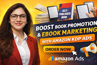 do book promotion and ebook marketing,  with amazon KDP ads