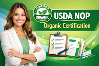 help you get usda nop organic certification quickly