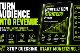 research revenue streams for your website, brand, or platform