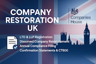 restore uk ltd, activate and reinstate uk company, uk ltd