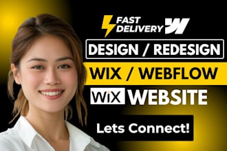 help to design redesign wix website, develop wix landing page wix studio website
